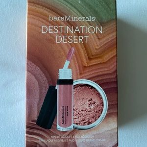 NEW bare minerals lip lacquer and blush set